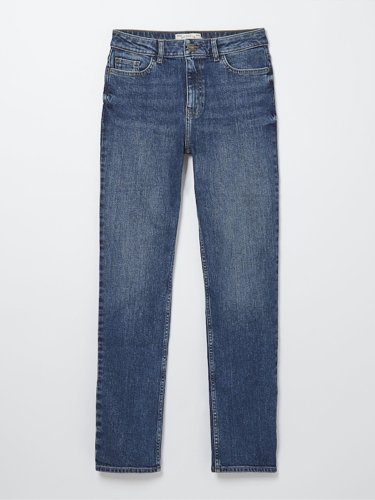 FatFace Chesham Dark Vintage Blue Girlfriend Jeans - Image 6 of 6