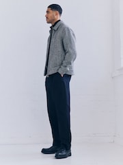 Black/White Textured Shacket - Image 2 of 6