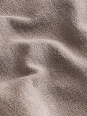 Mushroom Brown Smart Linen Look Shacket - Image 3 of 4