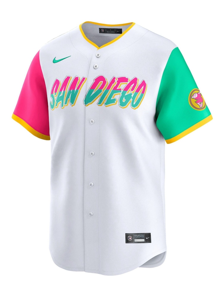 Fanatics MLB San Diego Padres Limited City Connect White T-Shirt - Image 2 of 3
