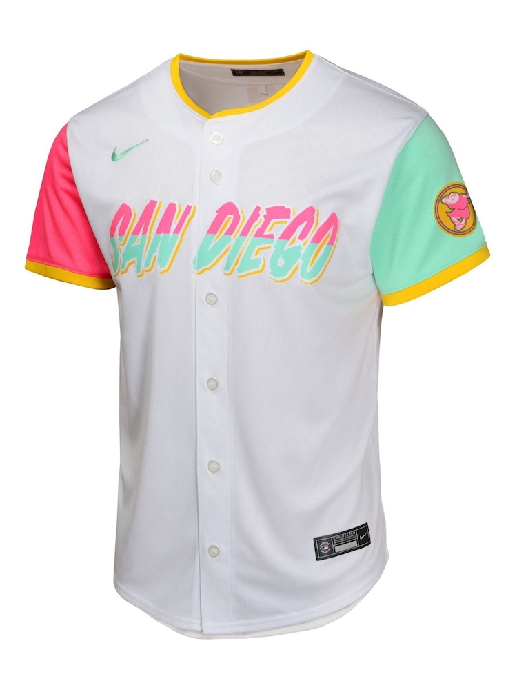 Fanatics Youth MLB San Diego Padres Limited City Connect White T-Shirt - Image 2 of 3