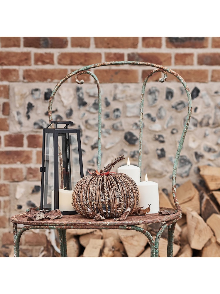 Lights4fun Outdoor Rattan LED Pumpkin - Image 2 of 3