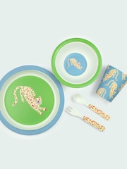 Eleanor Bowmer Blue Kids Melamine Dinner Set - Image 1 of 2