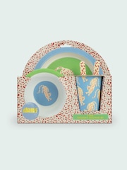 Eleanor Bowmer Blue Kids Melamine Dinner Set - Image 2 of 2
