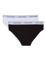 Calvin Klein Black Modern Cotton Bralette 2 Pack - Image 1 of 1