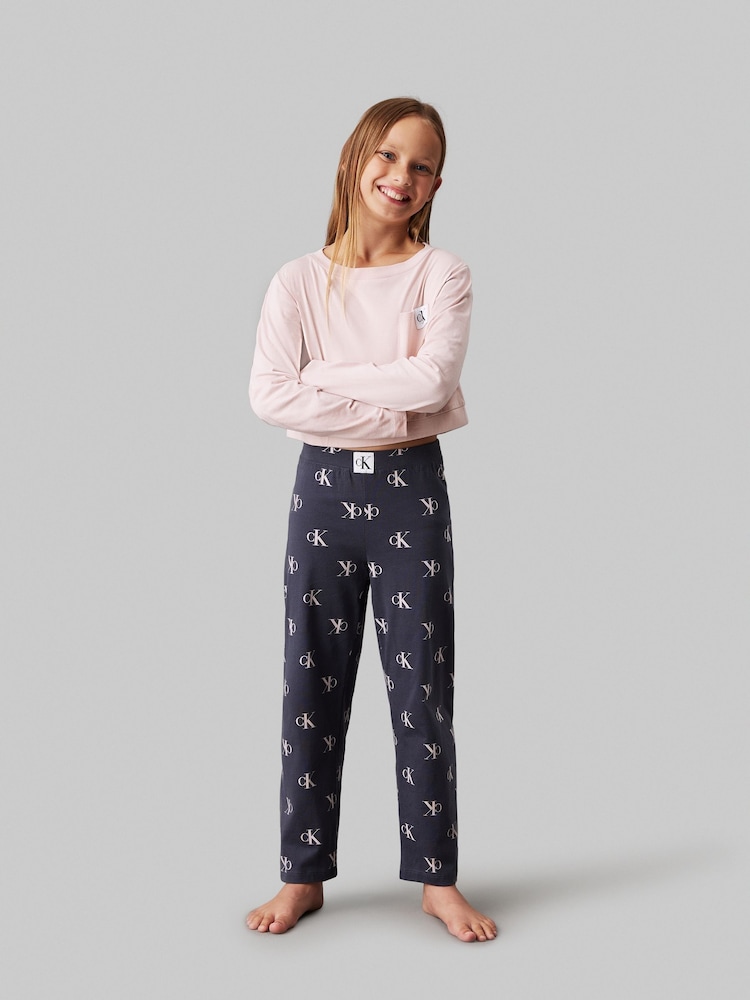 Calvin Klein Pyjama-Set aus Strick - Bild 1 von 5
