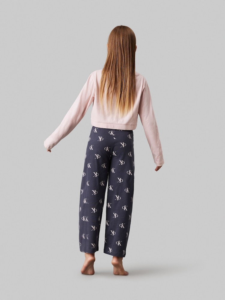 Calvin Klein Pyjama-Set aus Strick - Bild 2 von 5