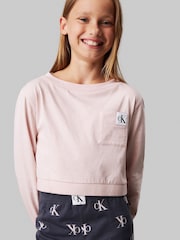 Calvin Klein Pyjama-Set aus Strick - Bild 3 von 5