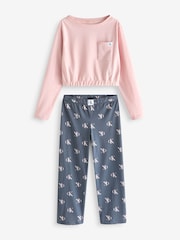 Calvin Klein Pyjama-Set aus Strick - Bild 5 von 5
