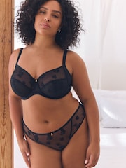 Negro - F-K Ultimate Support Floral Embroidery Non Pad Bra - Imagen 2 de 6