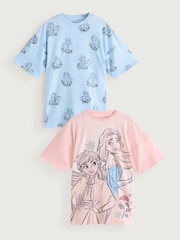 Blue Frozen Nighties 2 Pack (2-12yrs) - Image 4 of 9