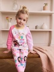 Розовый - Набор 1 пижам из 100% хлопка с длинными рукавами Gabbys Dollhouse (9мес.-8лет) - Изображение 2 из 8