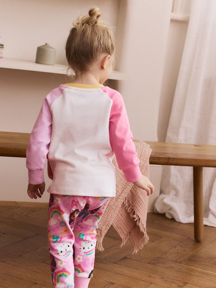 Rose - 100% Pyjama Snuggle à manches longues en coton Gabbys Dollhouse Pack ( mths- yrs) 1 98 - Image 3 of 8