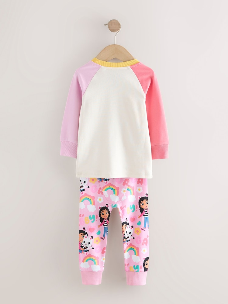 Rose - 100% Pyjama Snuggle à manches longues en coton Gabbys Dollhouse Pack ( mths- yrs) 1 98 - Image 6 of 8