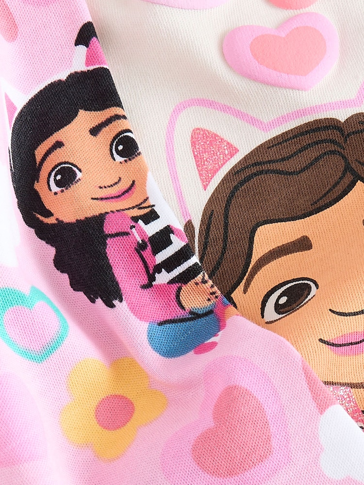 Rose - 100% Pyjama Snuggle à manches longues en coton Gabbys Dollhouse Pack ( mths- yrs) 1 98 - Image 7 of 8