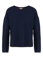Barbour® Blue 100% Cotton Marine Jumper - Image 7 of 8
