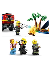 Lego 4x4 Fire Truck with Rescue Boat 60412 - Image 6 of 8