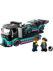 LEGO Race Car and Car Carrier Truck 60406 - Image 2 of 8