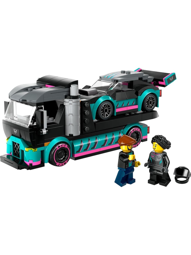 LEGO Race Car and Car Carrier Truck 60406 - Image 2 of 8