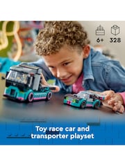 LEGO Race Car and Car Carrier Truck 60406 - Image 3 of 8