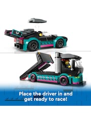 LEGO Race Car and Car Carrier Truck 60406 - Image 5 of 8