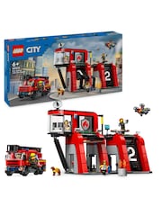 Lego Fire Station with Fire Truck 60414 - Image 1 of 8