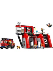 Lego Fire Station with Fire Truck 60414 - Image 2 of 8