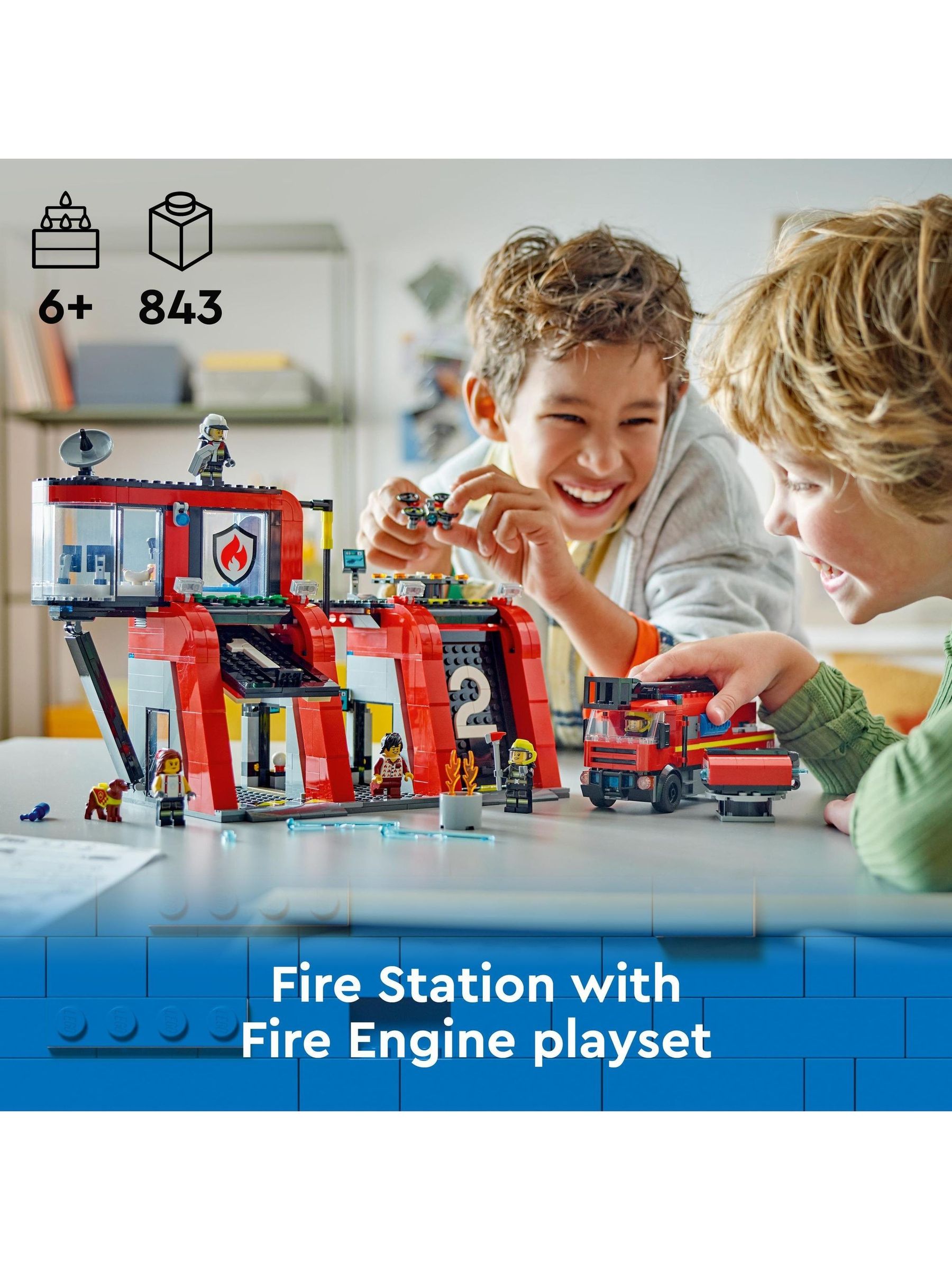 Buy LEGO Fire Station with Fire Truck 60414 from Next Romania
