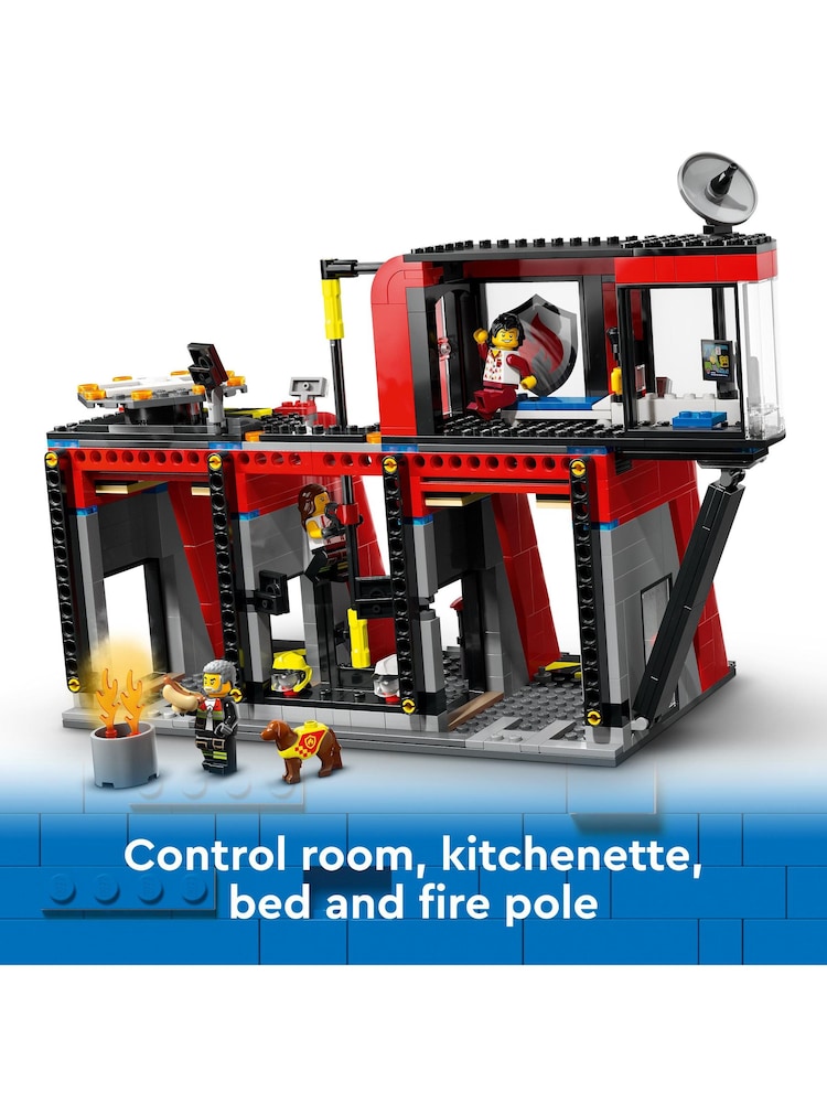 Lego Fire Station with Fire Truck 60414 - Image 6 of 8