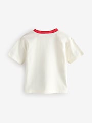 White Cath Kidston 100% Cotton Graphic Short Sleeve T-Shirt (3mths-7yrs) - Image 4 of 4