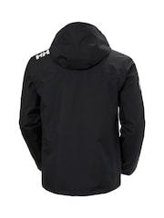 Helly Hansen Waterproof Crew Hooded Midlayer Sailing Black Jacket 2.0 - Image 4 of 4
