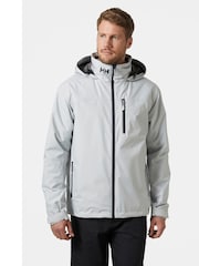 Helly Hansen Grey Crew Hooded Midlayer Sailing Waterproof Jacket 2.0 - Image 1 of 4