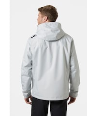 Helly Hansen Grey Crew Hooded Midlayer Sailing Waterproof Jacket 2.0 - Image 2 of 4