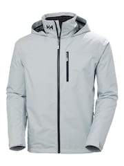 Helly Hansen Grey Crew Hooded Midlayer Sailing Waterproof Jacket 2.0 - Image 3 of 4