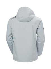 Helly Hansen Grey Crew Hooded Midlayer Sailing Waterproof Jacket 2.0 - Image 4 of 4