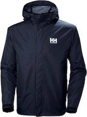 Helly Hansen Blue Waterproof Seven J Rain Jacket - Image 1 of 2