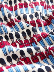 Navy/Red Cath Kidston 100% Cotton All-Over-Print Short Sleeve Polo Shirt (3mths-7yrs) - Image 9 of 9
