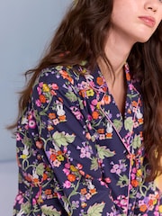 Cath Kidston Navy Botanical 100% Cotton Miffy Button Through Pyjamas - Image 7 of 10