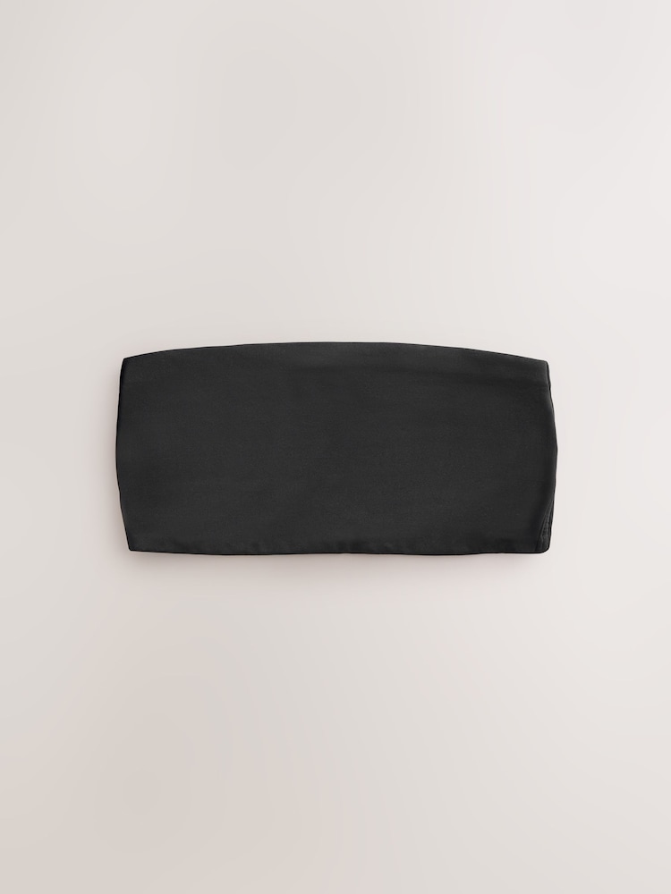 self. Black Bandeau Bra - Image 5 of 7
