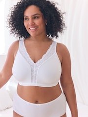 Белый - Total Support Ultimate Comfort Supersoft Non Pad Non Wire Bra B-H - Image 5 of 10