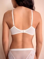 Cream/Pink 2 Pack Floral Print Non Pad Full Cup Bra - Image 3 of 12