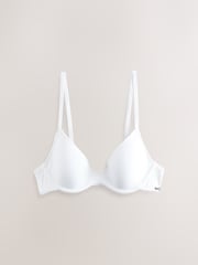 self. White Pad Plunge Smoothing Scoop Bra - Image 6 of 8