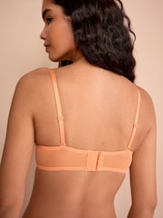 Orange/Blanc - Soutiens-gorge multi-voies sans bretelles à Dentelle légèrement rembourrés Lot de 2 - Image 3 de 11
