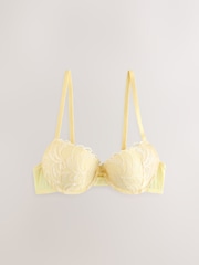 Yellow/White Pad Balcony A-E Embroidered Bras 2 Pack - Image 8 of 11