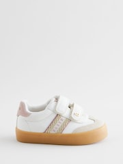 أبيض - حذاء رياضي للبنات بعنق منخفض ونعل مرن من Baker By Ted Baker - صورة 1 من 5