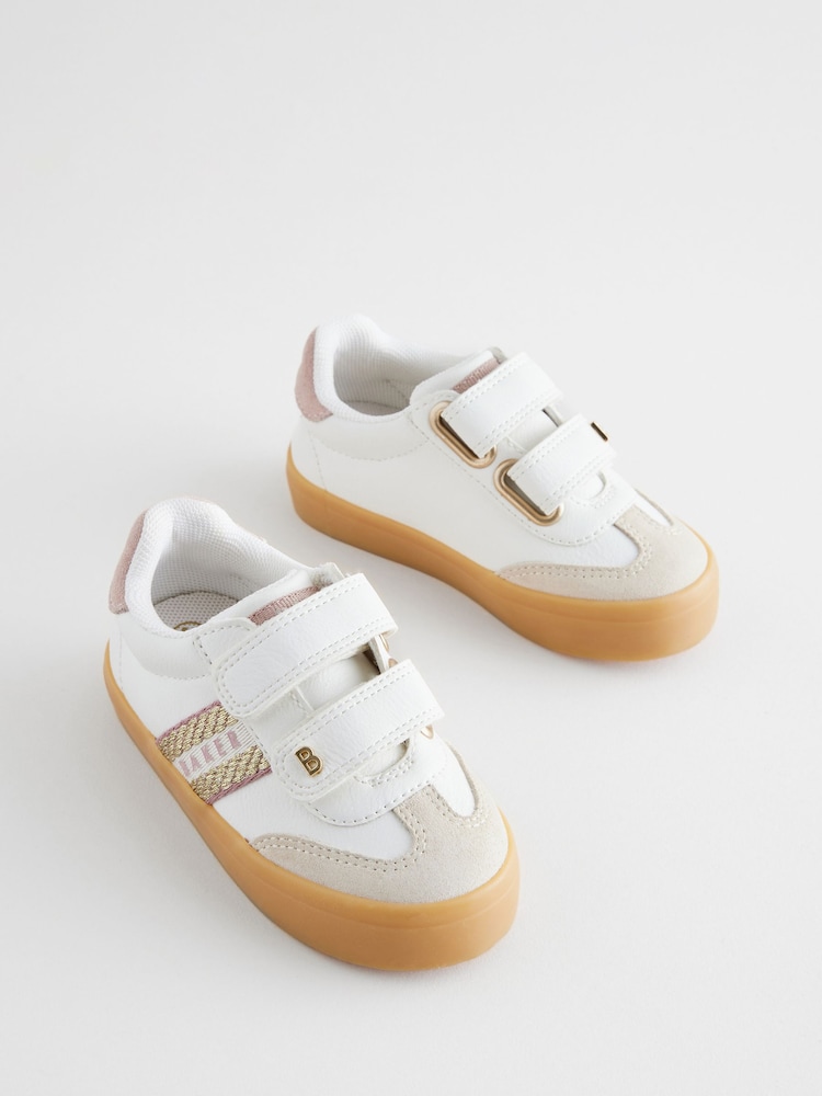 Weiß - Baker by Ted Baker Girls Low Top Trainers with Gum Sole - Bild 2 von 5 Weiß - Baker by Ted Baker Girls Low Top Trainers with Gum Sole - Bild 2 von 5