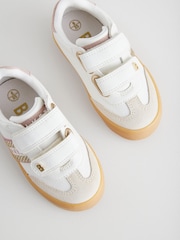 أبيض - حذاء رياضي للبنات بعنق منخفض ونعل مرن من Baker By Ted Baker - صورة 3 من 5