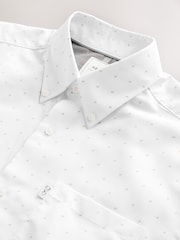 White Easy Iron Button Down Short Sleeve Oxford Shirt - Image 1 of 3