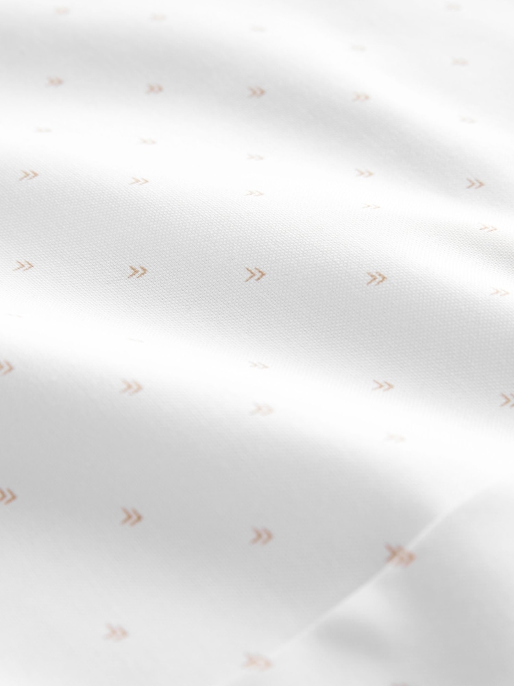 White Easy Iron Button Down Short Sleeve Oxford Shirt - Image 3 of 3