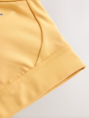 self. Yellow Strappy Non Wire Sports Bra - Image 3 of 3